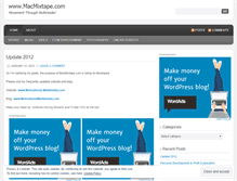 Tablet Screenshot of macmixtape.wordpress.com