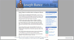 Desktop Screenshot of drjbunce.wordpress.com