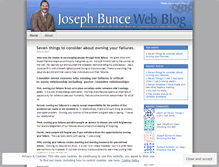 Tablet Screenshot of drjbunce.wordpress.com