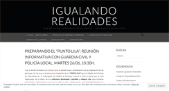 Desktop Screenshot of igualandorealidades.wordpress.com