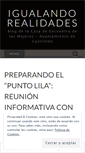 Mobile Screenshot of igualandorealidades.wordpress.com