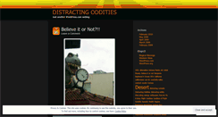 Desktop Screenshot of distractingoddities.wordpress.com