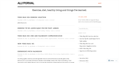 Desktop Screenshot of allyporwal.wordpress.com