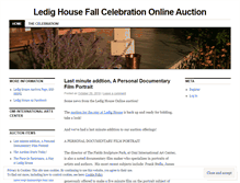 Tablet Screenshot of ledighousefallcelebration.wordpress.com