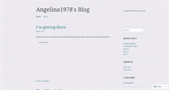 Desktop Screenshot of angelina1978.wordpress.com