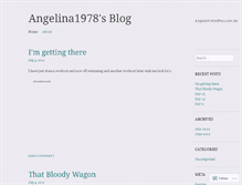 Tablet Screenshot of angelina1978.wordpress.com