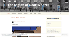 Desktop Screenshot of legionofdoorwhores.wordpress.com