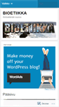 Mobile Screenshot of bioetiikka.wordpress.com