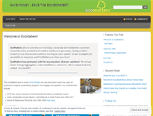 Tablet Screenshot of ecomatters.wordpress.com