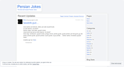 Desktop Screenshot of persianjokes.wordpress.com