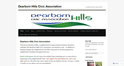 Desktop Screenshot of dearbornhills.wordpress.com