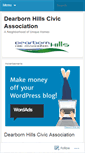 Mobile Screenshot of dearbornhills.wordpress.com