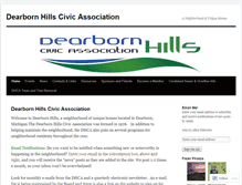 Tablet Screenshot of dearbornhills.wordpress.com