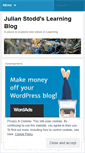 Mobile Screenshot of julianstodd.wordpress.com