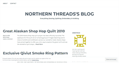 Desktop Screenshot of northernthreads.wordpress.com