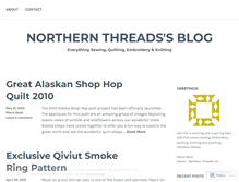 Tablet Screenshot of northernthreads.wordpress.com