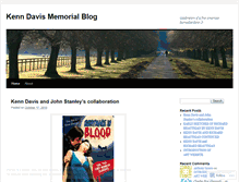 Tablet Screenshot of kenndavis.wordpress.com
