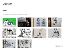 Tablet Screenshot of lipuster.wordpress.com