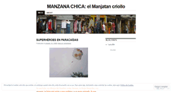 Desktop Screenshot of manzanachica.wordpress.com