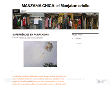 Tablet Screenshot of manzanachica.wordpress.com