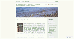 Desktop Screenshot of angeschwemmt.wordpress.com