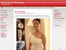 Tablet Screenshot of gretchenpichay.wordpress.com