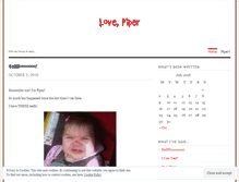 Tablet Screenshot of lovepiper.wordpress.com