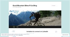 Desktop Screenshot of goodmountainbikesrus.wordpress.com