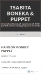 Mobile Screenshot of bonekapuppet.wordpress.com