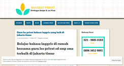 Desktop Screenshot of lesprivatetangerang.wordpress.com