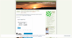 Desktop Screenshot of blindingglimpse.wordpress.com