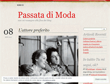 Tablet Screenshot of passatadimoda.wordpress.com