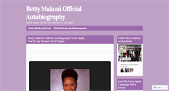 Desktop Screenshot of bettymakonidotorg.wordpress.com