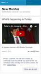Mobile Screenshot of newmonitor.wordpress.com