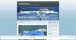 Desktop Screenshot of pantalanesnatercar.wordpress.com