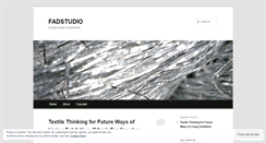 Desktop Screenshot of fadstudio.wordpress.com
