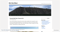 Desktop Screenshot of dirtoutwest.wordpress.com