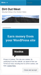 Mobile Screenshot of dirtoutwest.wordpress.com