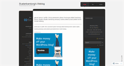 Desktop Screenshot of buatanbandung.wordpress.com
