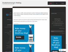 Tablet Screenshot of buatanbandung.wordpress.com