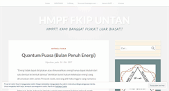 Desktop Screenshot of hmpfuntan.wordpress.com