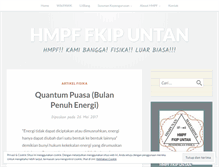 Tablet Screenshot of hmpfuntan.wordpress.com