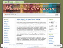 Tablet Screenshot of memphisweaver.wordpress.com