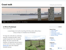 Tablet Screenshot of coastwalk.wordpress.com