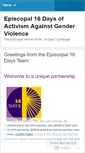 Mobile Screenshot of episcopal16days.wordpress.com