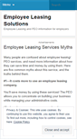 Mobile Screenshot of employeeleasing.wordpress.com