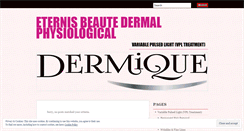 Desktop Screenshot of eternisbeaute.wordpress.com