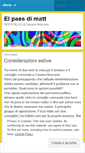 Mobile Screenshot of elpaesdimatt.wordpress.com