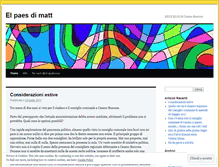 Tablet Screenshot of elpaesdimatt.wordpress.com