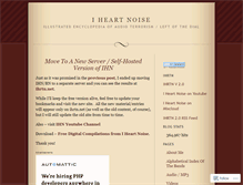 Tablet Screenshot of beautifulnoise.wordpress.com